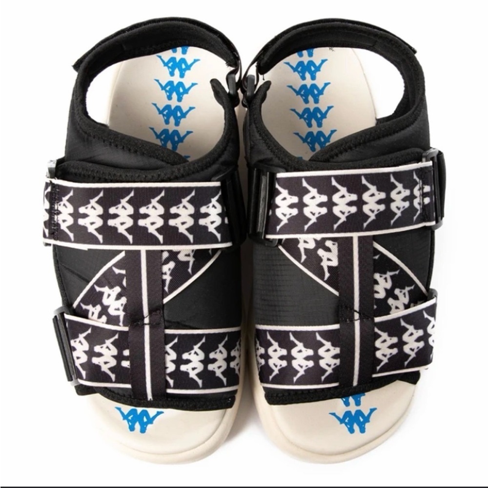 Kappa 222 Banda Mitel 2 Sandals in Black Size 4